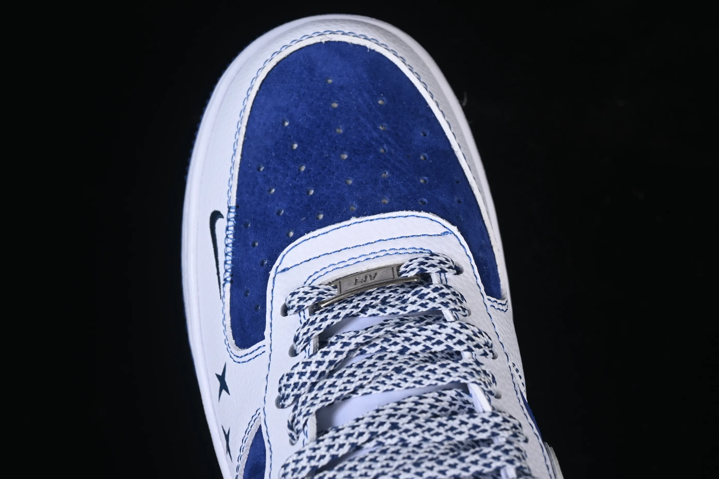 All categories Nk Air Force 1 Air Force series Nk Air Force 1 Low Air Force low top Nike Air Force 1'07 Low Supreme joint gray hook blue pig eight Air Force 1 low top casual sneakers XZ6188-187